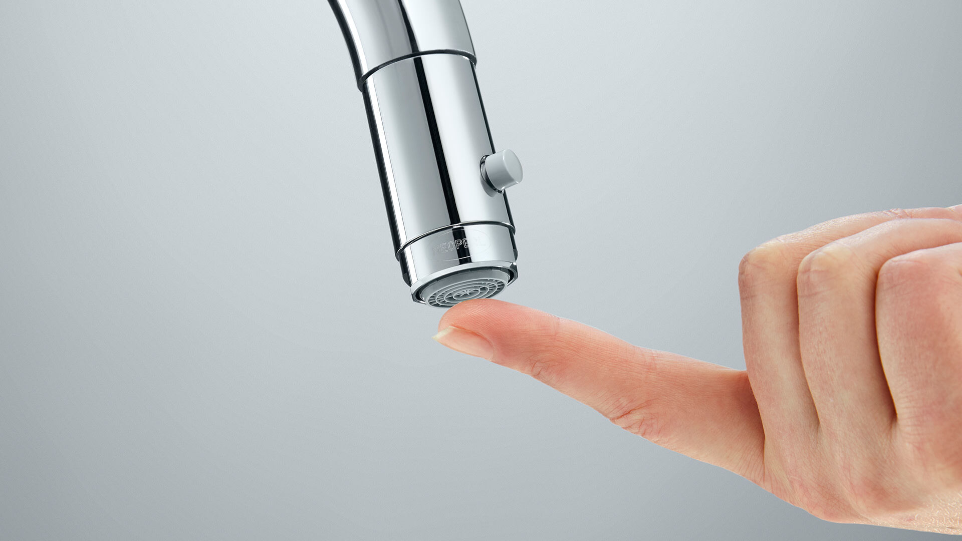 Wasserdurchflussregler Ecobooster von Neoperl