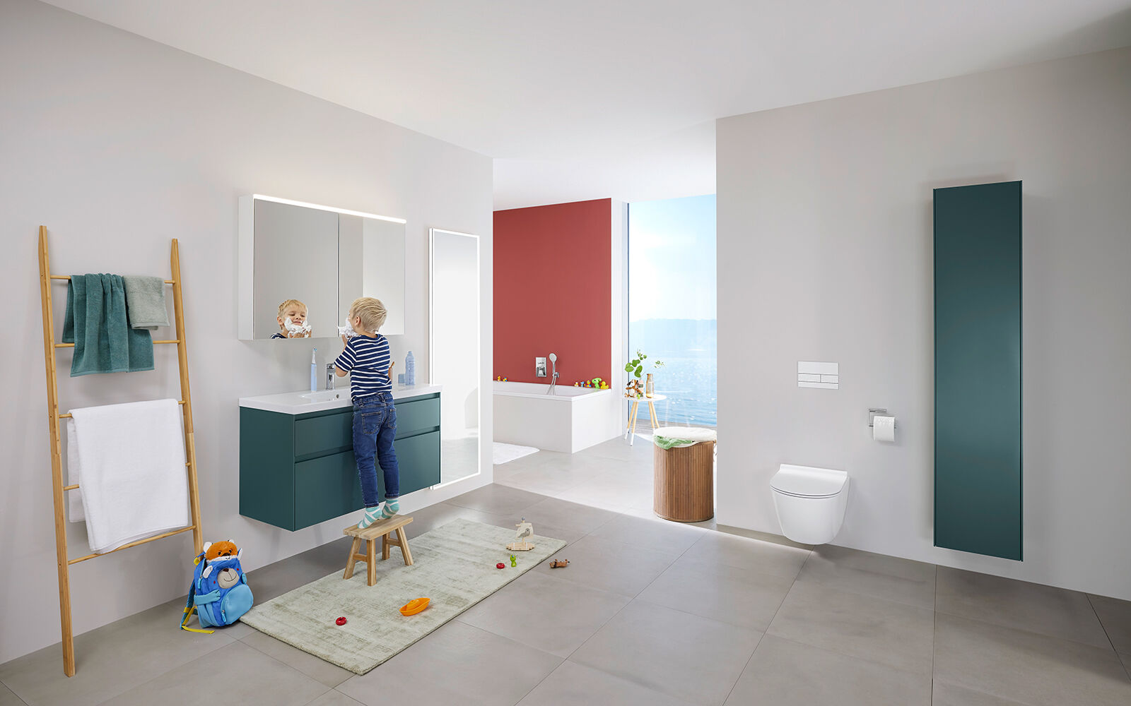 Wie reinige ich meinen Spiegelschrank?