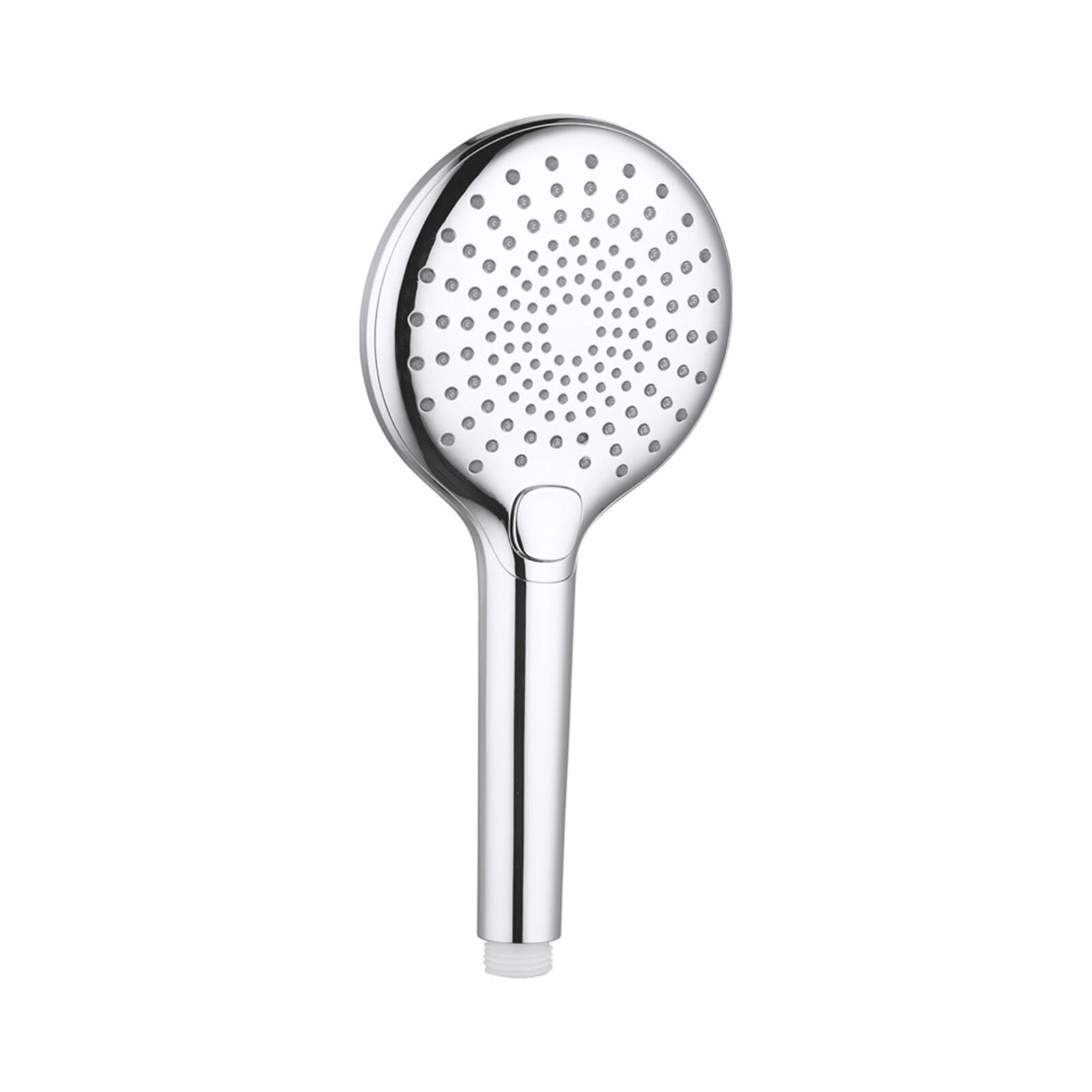 verchromte runde duschbrause