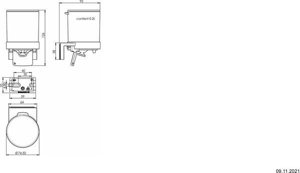 Seifenspender Bodenschatz Chic 22 Savonette Verchromt image number 1