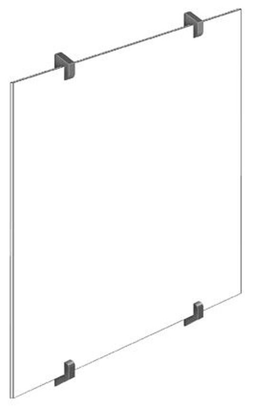 Spiegelhalter Nosag Normbau Cavere Silberfarbig