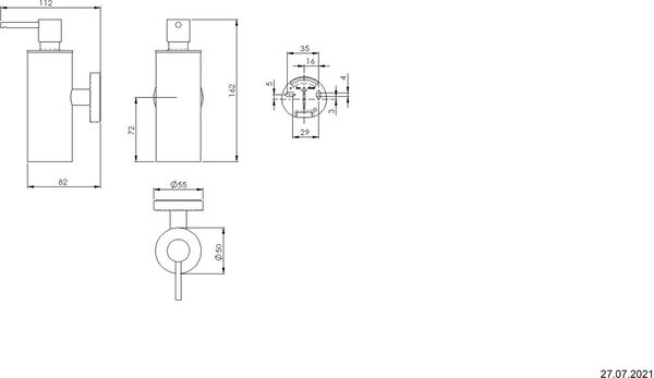 Seifenspender Alterna nonda Verchromt image number 1