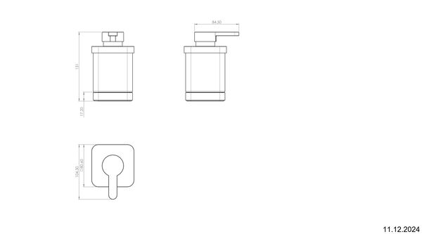 Seifenspender Alterna direta Verchromt image number 3