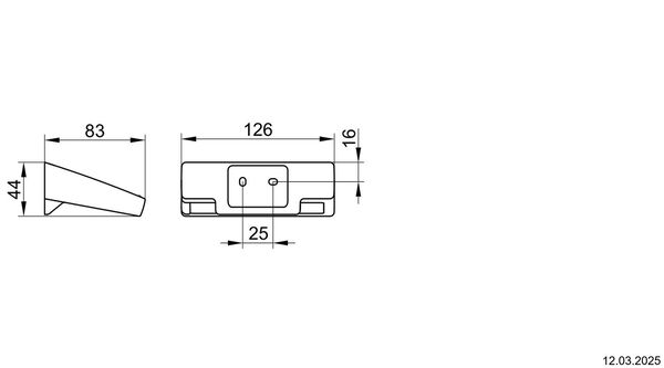 Papierhalter Keuco Aveno Schwarz matt image number 1