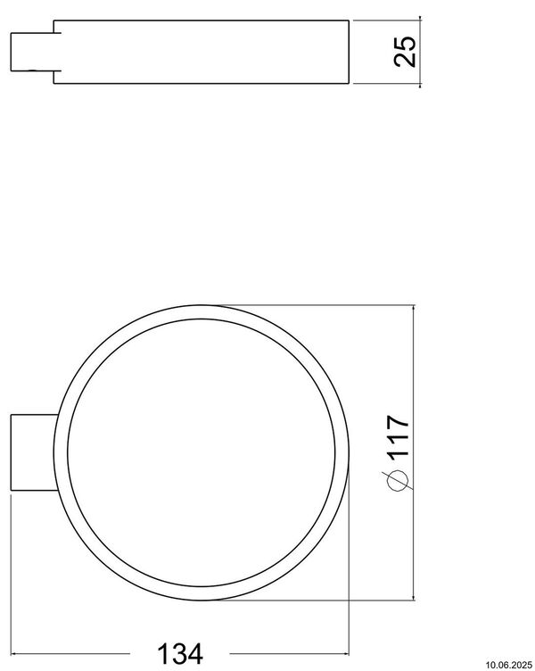 Seifenhalter Fantini Young Verchromt image number 1