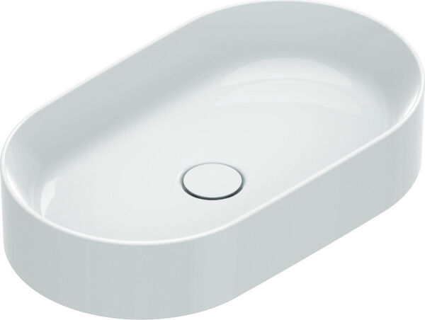 Lavabo d&rsquo;appoggio Catalano Zero, 60 x 35 cm, altezza 12 cm, senza troppopieno, senza ripiano per image number 0