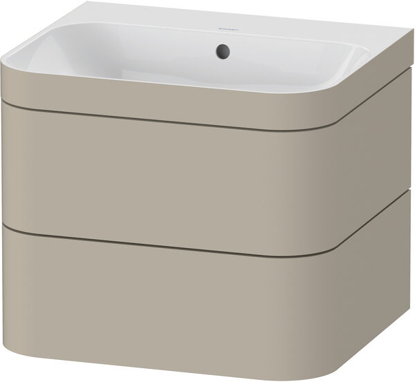 Waschtischkombination Duravit Happy D.2 Plus Taupe matt image number 0