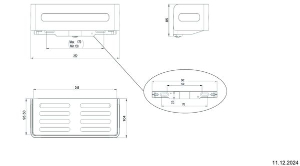 Porte-savon &agrave; barrettes Alterna sabo Noir mat image number 2