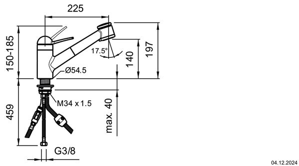 Sp&uuml;ltischmischer Laufen Milor Chromeline image number 1