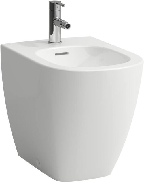 Stand-Bidet Laufen Lua Weiss Cleaneffekt