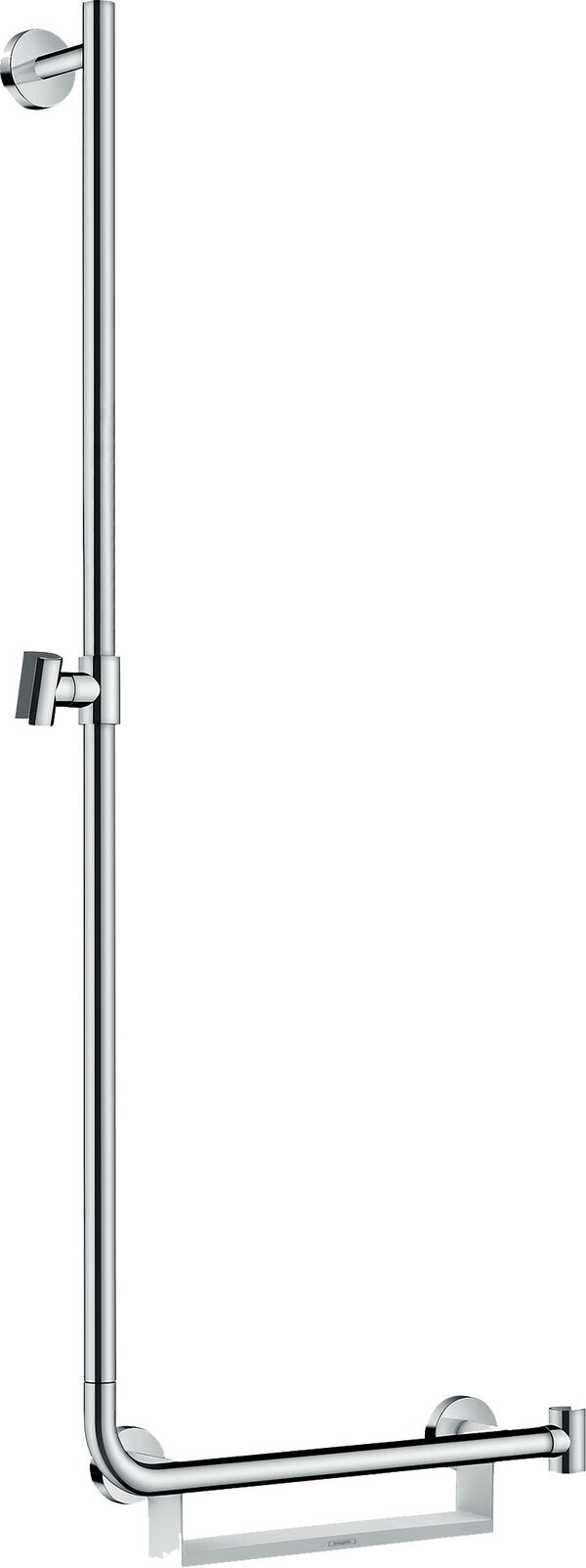 Duschgleitstange Hansgrohe Unica Comfort L-Form Verchromt image number 0