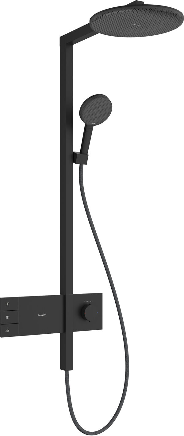 Showerpipe Hansgrohe Raindance Alive S EcoSmart Schwarz matt image number 0