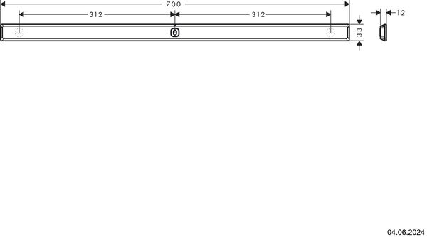 Wandstange Hansgrohe WallStoris Planet Edition Sand strukturiert image number 1