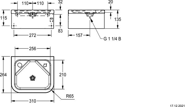Wandtrinkbrunnen KWC Anima image number 1