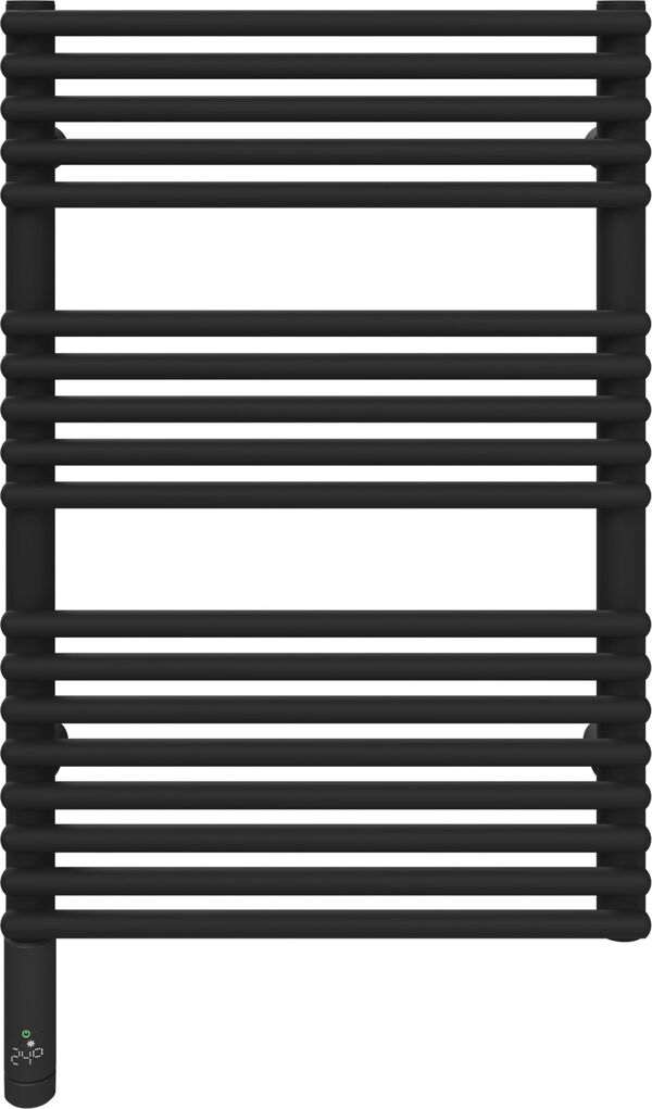 Badheizk&ouml;rper Alterna pali Schwarz matt Heizpatrone links image number 0