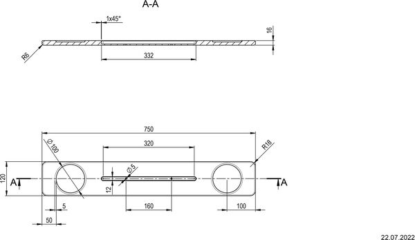 Badewannenablage Schmidlin Element image number 1