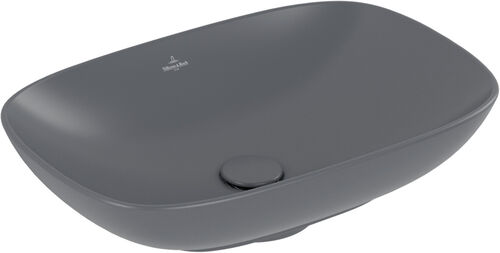 Auflegewaschtisch Villeroy & Boch Loop & Friends Graphite matt Cleaneffekt