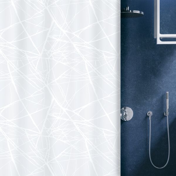 Duschvorhang Spirella weiss image number 1