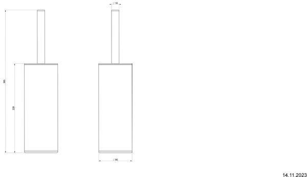 Klosettb&uuml;rstenhalter Emporio Finox image number 1