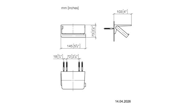 Papierhalter Dornbracht Imo Chrome matt image number 1
