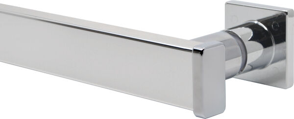 Griff aussen als Handtuchhalter Silber hochglanzeloxiert image number 0