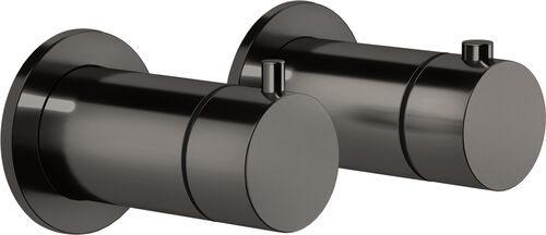 Duschmischer-Endmontageset Gessi Anello / Ingranaggio Black metal