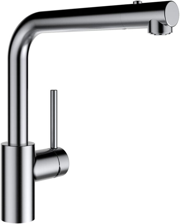 Sp&uuml;ltischmischer Laufen Twinplus Edelstahl geb&uuml;rstet image number 0