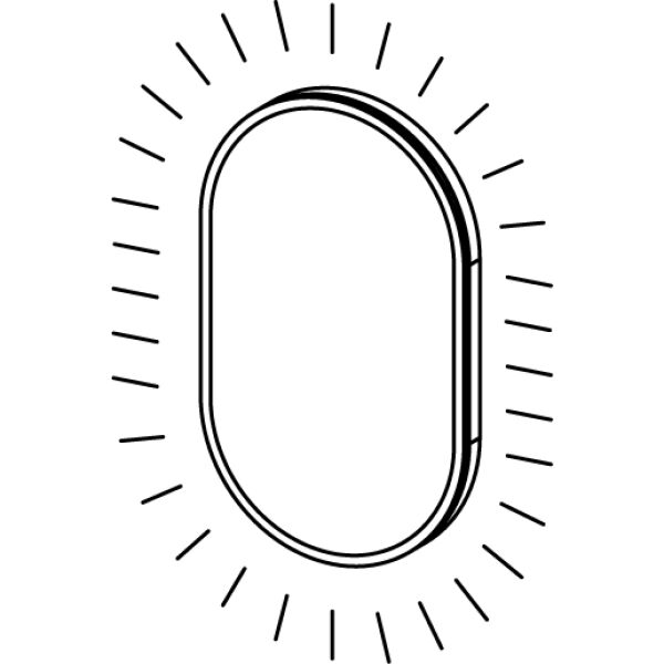 Lichtspiegel Alterna uma LED Schwarz matt Lichtfarbe Warmweiss 3000 K image number 1