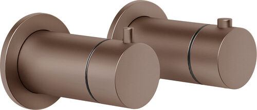 Duschmischer-Endmontageset Gessi Anello / Ingranaggio Copper brushed