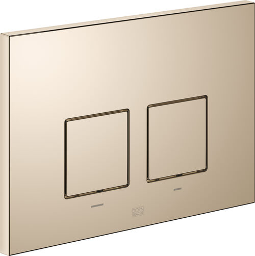 Bet&auml;tigungsplatte Dornbracht Light gold