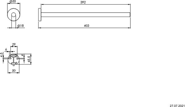 Handtuchhalter Alterna nonda Verchromt image number 1