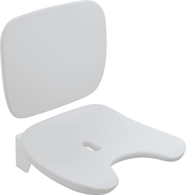 Si&egrave;ge rabattable Hewi LifeSystem Komfort Blanc de s&eacute;curite brillant image number 0