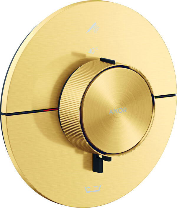 Syst&egrave;me de douche Axor ShowerSelect ID Brushed gold optic image number 0