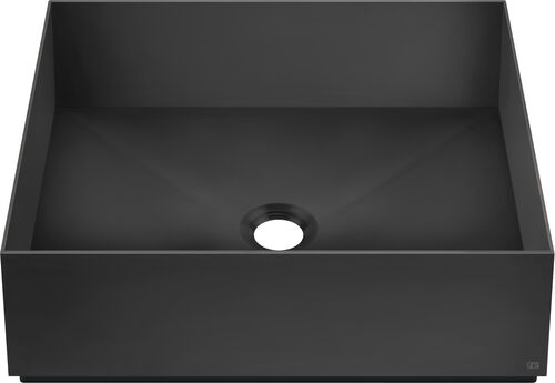 Auflegewaschtisch Gessi 316 40 x 40 cm Schwarz matt