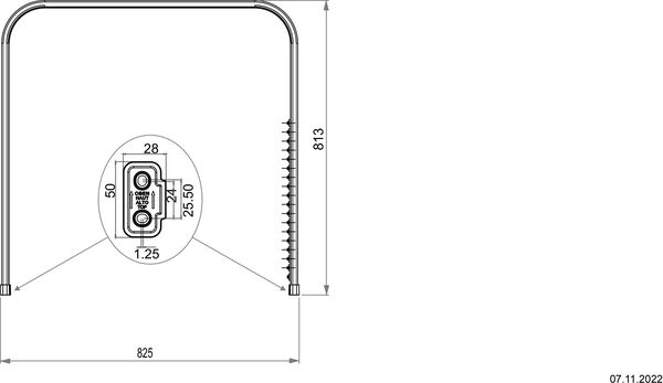 Duschenvorhangschiene Bodenschatz, U-f&ouml;rmig Weiss image number 1