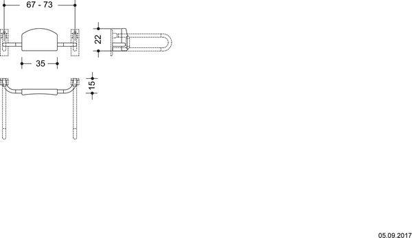 R&uuml;ckenst&uuml;tze Hewi 801 Lichtgrau image number 1