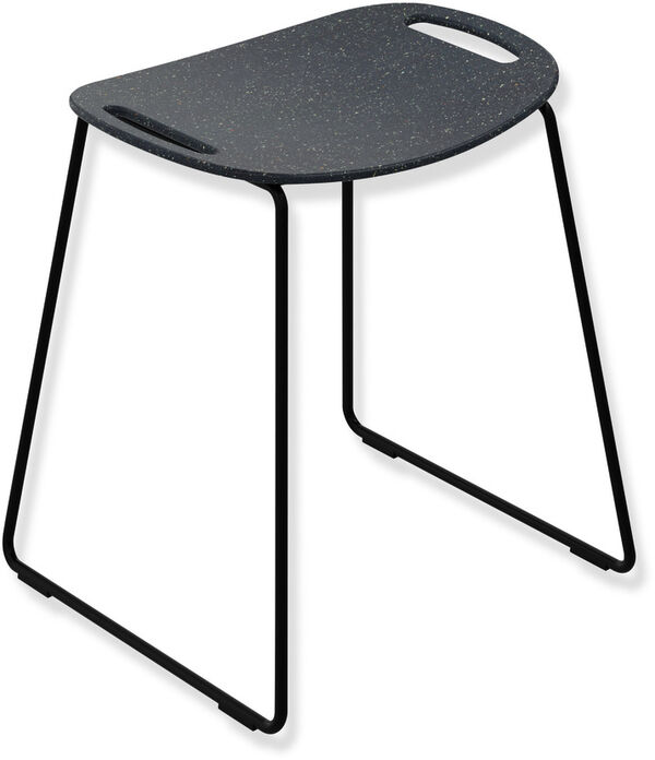 Duschhocker Hewi Granitgrau Pulverbeschichtet image number 0