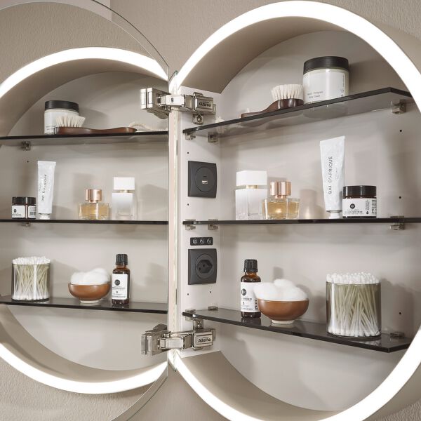 Spiegelschrank Alterna yuwia LED Lackiert earth Lichtfarbe stufenlos verstellbar 2700-6500 K image number 2