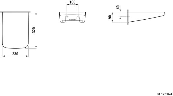 Ablage Moderna R Weiss image number 1