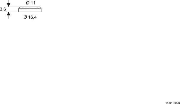 Rosette Geberit Euro Weiss image number 1