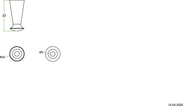 Handtuchhaken Alterna rondo Verchromt image number 1