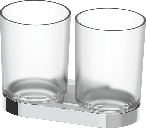 Doppelglashalter Bodenschatz Lindo Verchromt image number 0