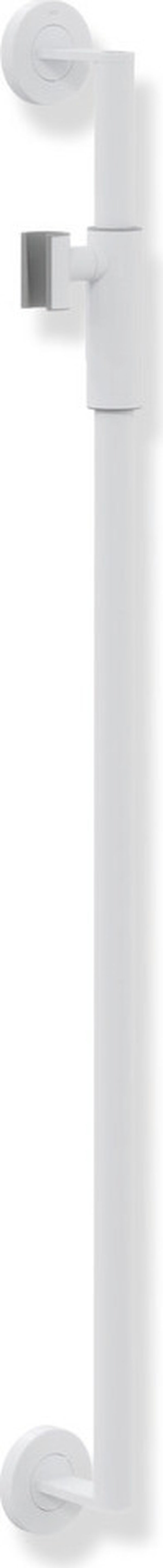 Duschengleitstange Hewi 900, 900 mm, &Oslash; 25 mm, mit magnetischem Brausehalter, Rosetten rund image number 0