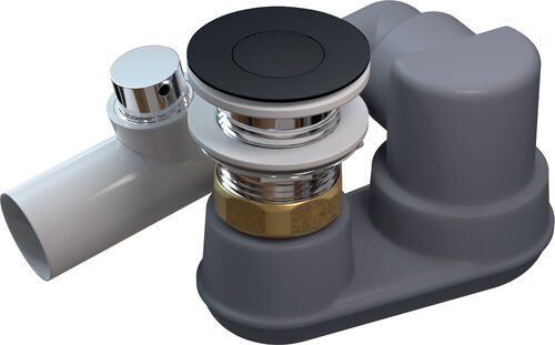 Kit di scarico Victoria + Albert Kit 36 IntelliDrain Nero opaco