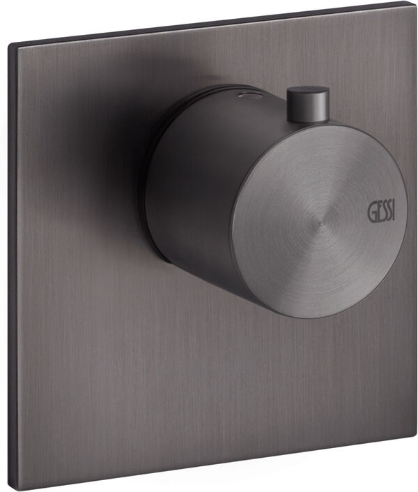 M&eacute;langeur de bain / douche-set de montage final Gessi 316 Black metal brushed image number 0