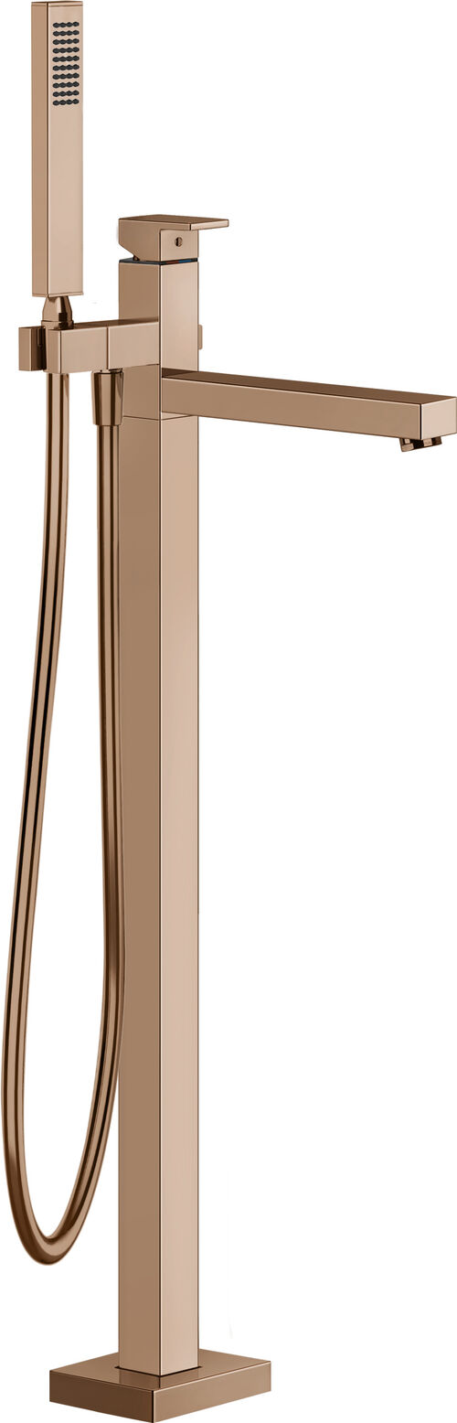Bademischer Gessi Rettangolo-Standmodell Copper