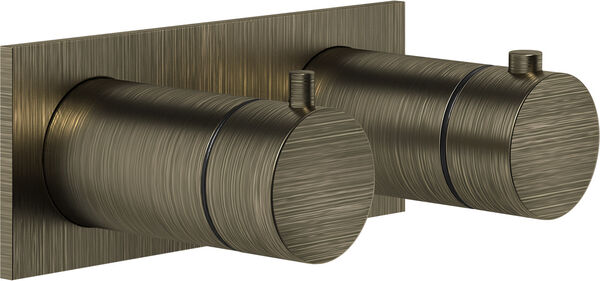 Duschmischer-Endmontageset Gessi Anello / Ingranaggio Aged bronze image number 0