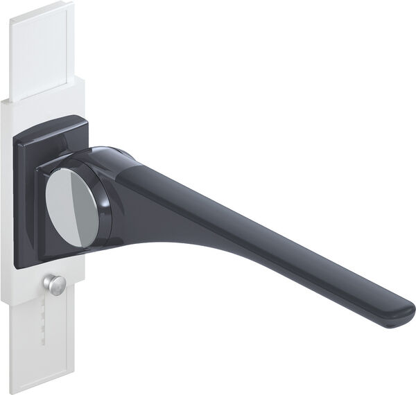 St&uuml;tzklappgriff Hewi LifeSystem Basic Anthrazit gl&auml;nzend Griffpad Anthrazit matt image number 0