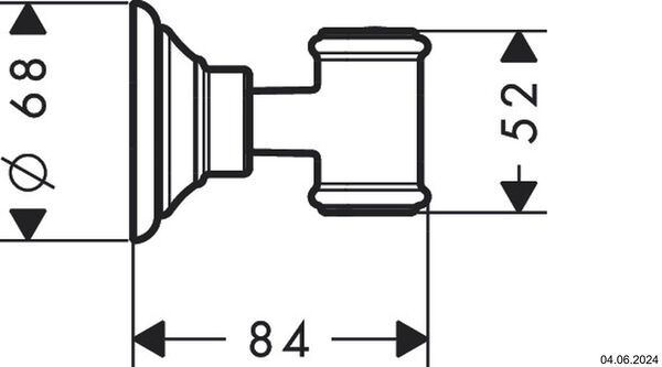 Brausehalter Axor Montreux Polished red gold image number 1