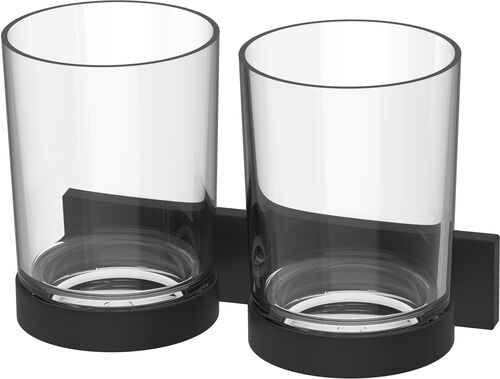 Doppelglashalter Bodenschatz Signa Schwarz matt